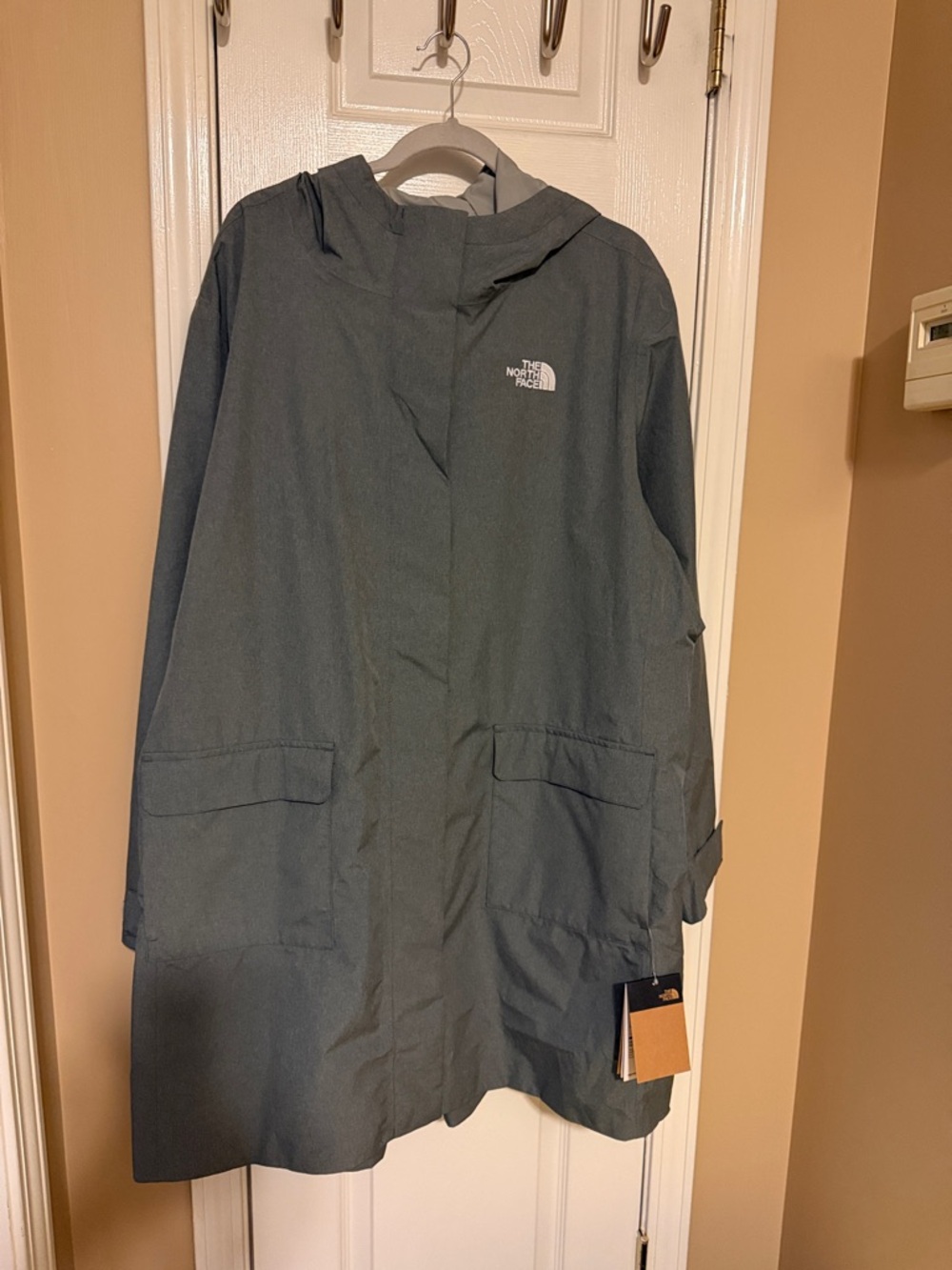 The North Face Hooded Shell Jacket - Charcoal Gray